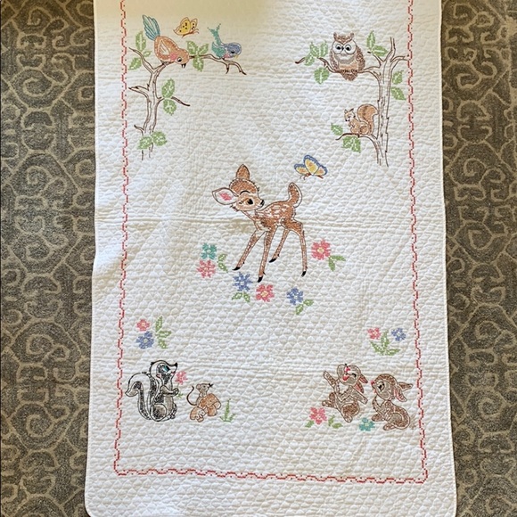 BAMBI DISNEY Bambi Paragon Needlecraft HANDMADE ! - Picture 7 of 12